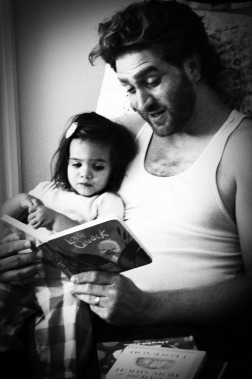 reading with dad