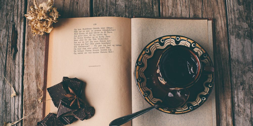 books and chocolate