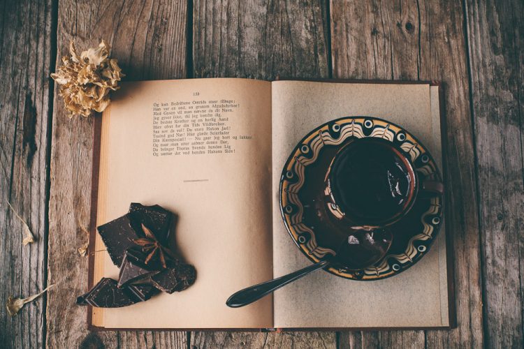 books and chocolate