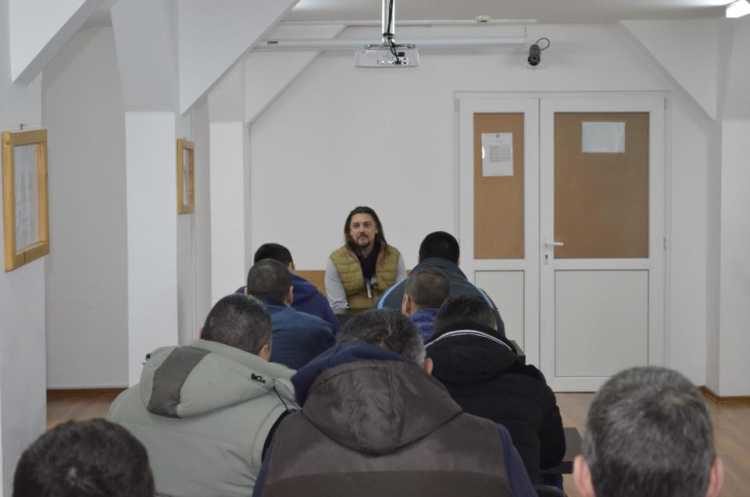 Borco Ilin la clubul de lectura de la Penitenciarul Timisoara - Așteptăria