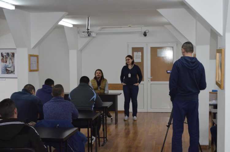 Borco Ilin la clubul de lectura de la Penitenciarul Timisoara - Așteptăria 