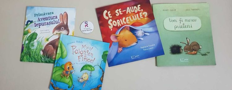 4 cărți pentru copii de la Editura Univers Enciclopedic Junior numai bune de citit la început de primăvară