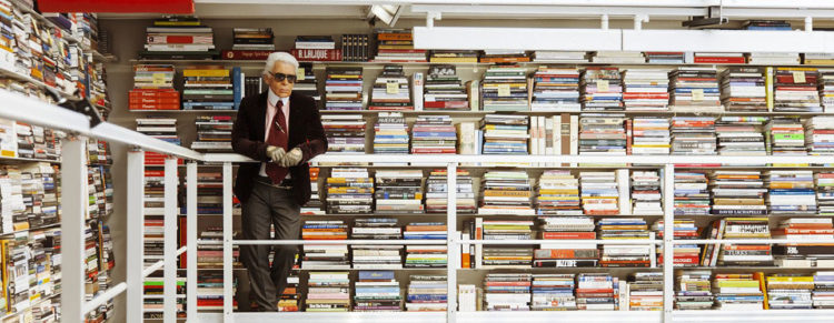 Biliotecile vedetelor - Karl Lagerfield