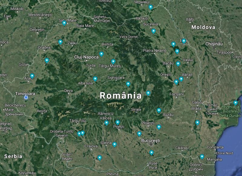 Distributia scolilor la care va ajunge Albinuta Uta Uta