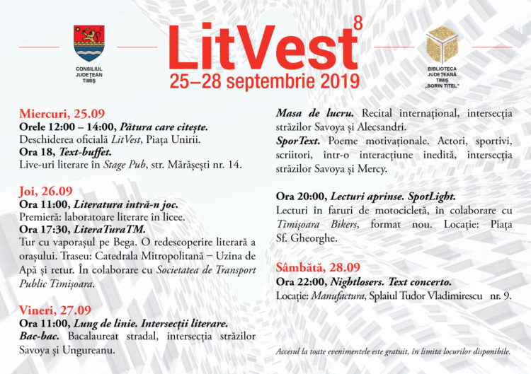 festivalul LitVest 2019