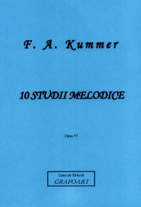 10 studii melodice pentru violoncel. opus 57 de Friedrich August Kummer