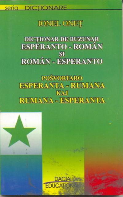 Dictionar de buzunar esperanto-roman si roman-esperanto de Ionel Onet