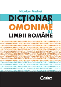 Dictionar de omonime al limbii romane de Nicolae Andrei