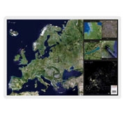 Europa imagine din satelit  -   dimensiune: 70                     x 50  cm de 