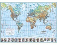 Lumea - harta fizica (hp17l) de 