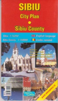 Sibiu - planul orasului. judetul sibiu (romana-engleza) de 