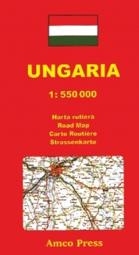 Ungaria - harta rutiera (scara: 1:550.000/dim. 60x90 cm) (hr05) de 